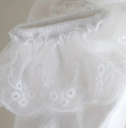 Calceta Corta Encaje