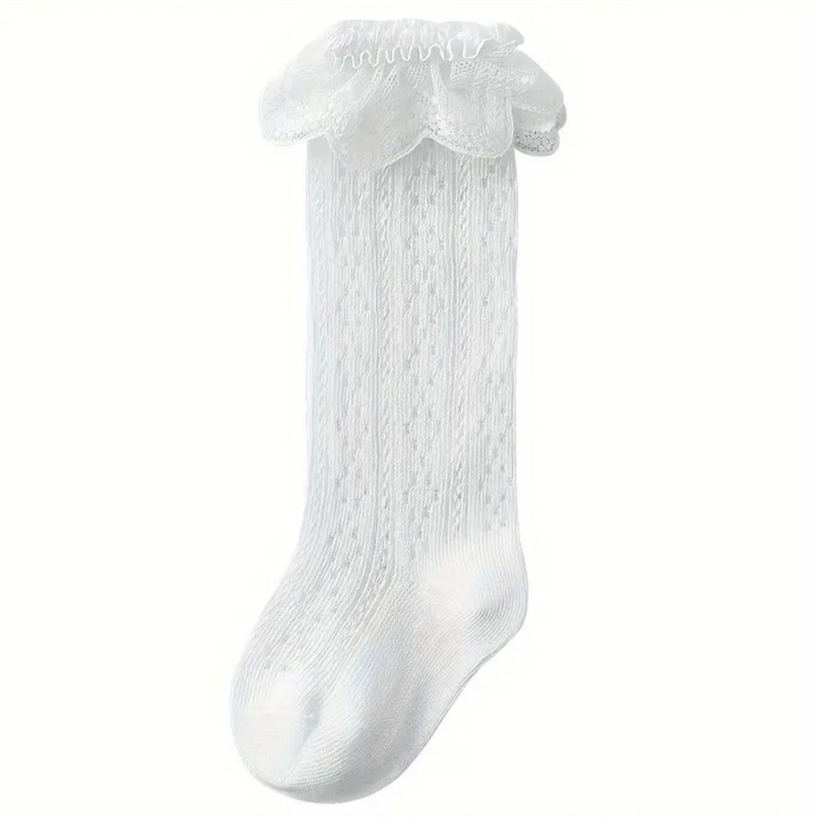 Calceta Larga Encaje