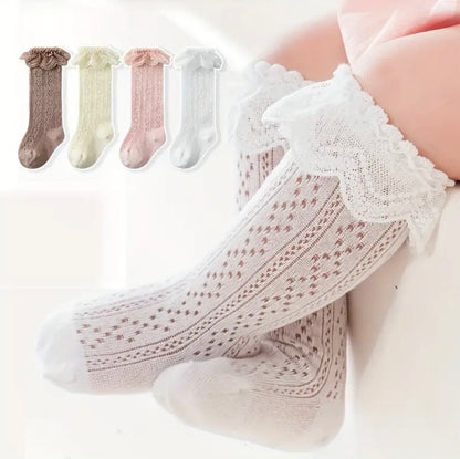 Calceta Larga Encaje