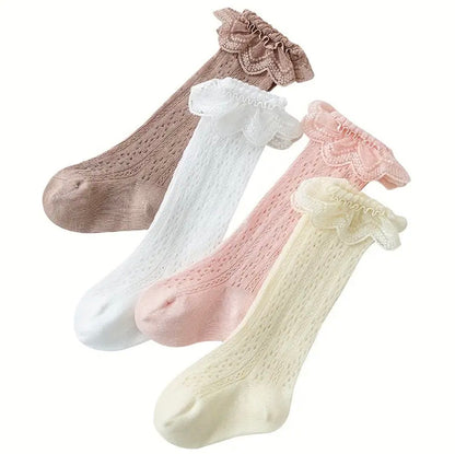 Calceta Larga Encaje